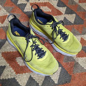 Hoka One One Bondi 6 - Citrus/Anthracite Running Shoe - Men's 13 Wide  / 13 2E